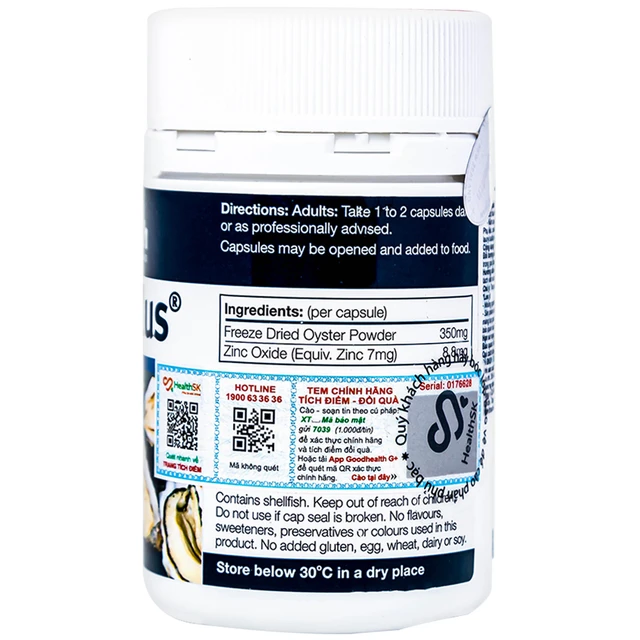 Viên hỗ trợ tăng cường sinh lực nam giới Oyster Plus Goodhealth (60 viên) - Ảnh 5