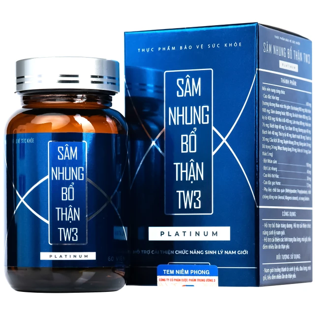 Sâm Nhung Bổ Thận TW3 Platinum (60 viên) - Ảnh 7